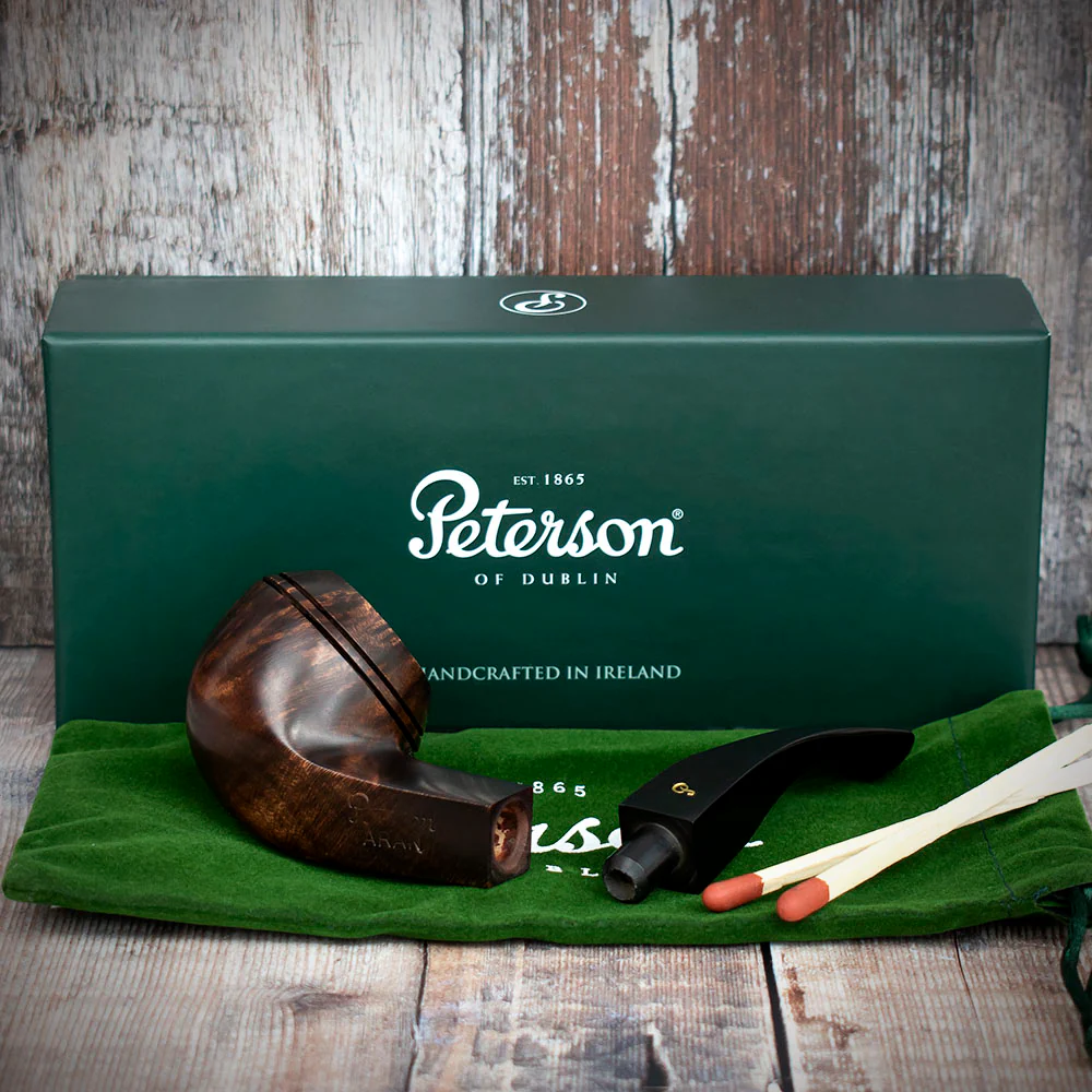 Peterson of Dublin Aran Briar Smoking Pipe - Shape No.80s - Image 4