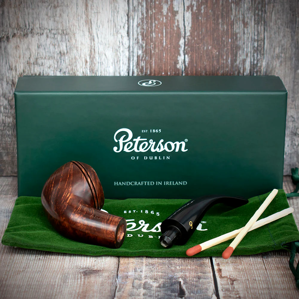 Peterson of Dublin Aran Briar Smoking Pipe - Shape No.999 - Image 4