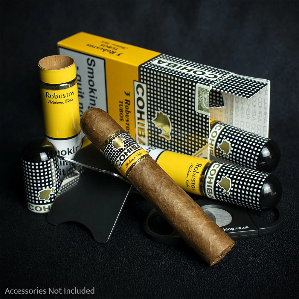 Cohiba Robustos Tubos Cuban Cigar - Single - Image 3
