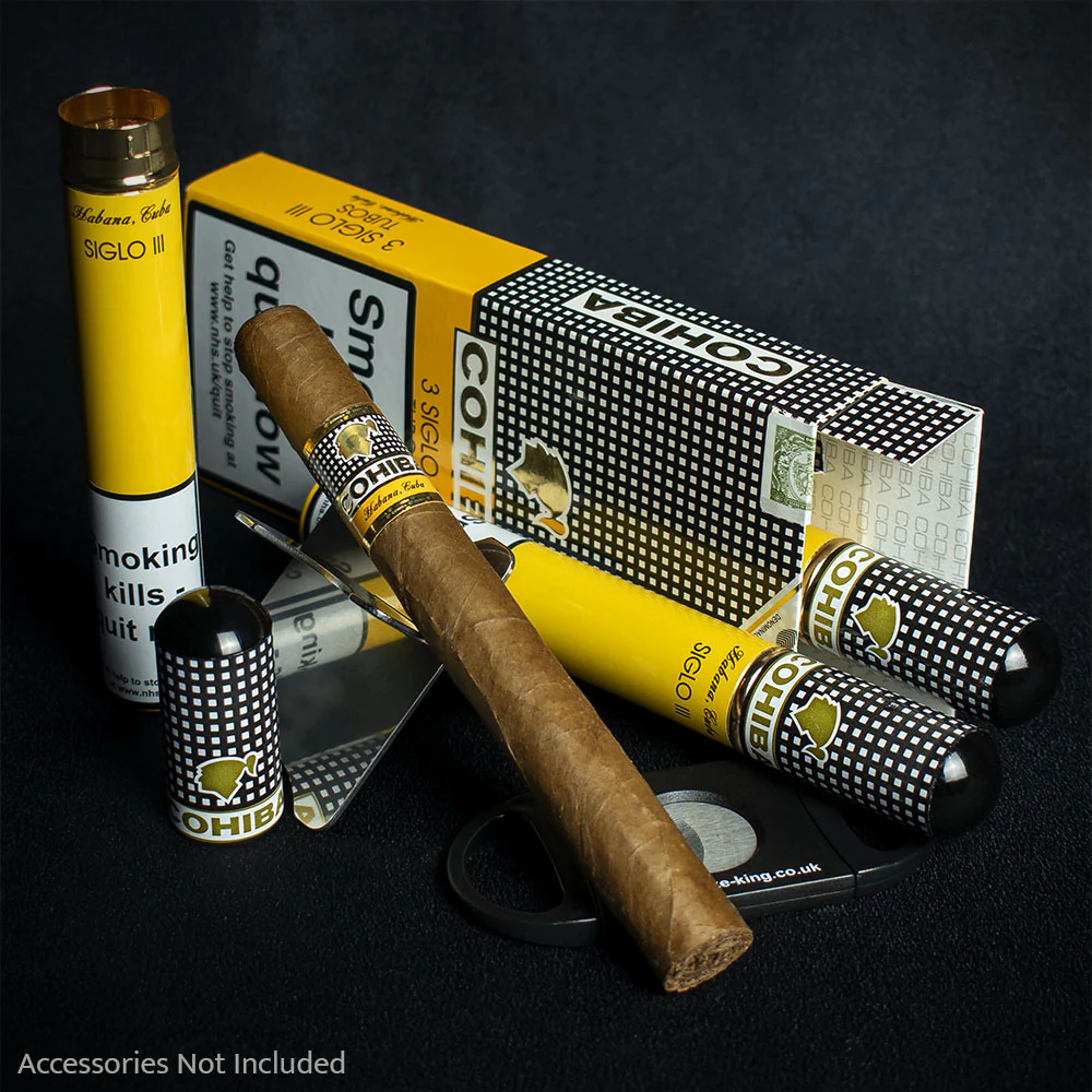 Cohiba Siglo III Tubos Cuban Cigar - Single - Image 3