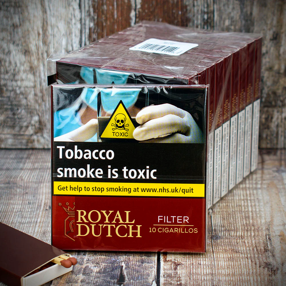 Royal Dutch Filter (Moods) Cigarillos - Pack of 10 - Image 3